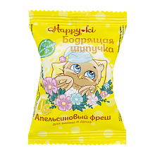 Детское ароматизированное шипучее средство для ванн Happiki  "Бодрящая шипучка" 40 г