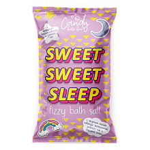 Шипучая соль для ванн  Candy bath bar  "Sweet Sweet Sleep"