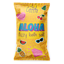 Шипучая соль для ванн  Candy bath bar  "Aloha"